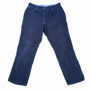 L.L.Bean Corduroy Pants‎ - Navy Blue - Straight Leg W36